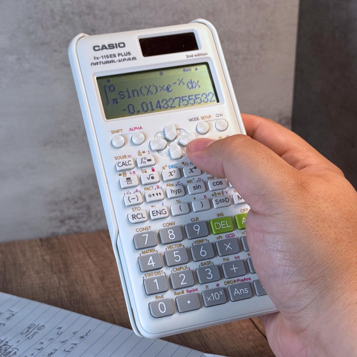 Casio fx-115ES Plus 2nd Edition - Advanced Scientific Calculator | 280+ Functions, Natural Textbook Display? | Ideal for Math, Science, Engineering