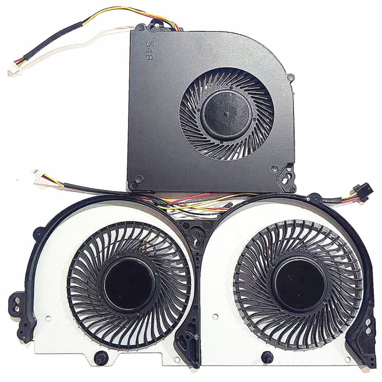 Fleshy Leaf CPU+GPU Cooling Fan Replacement for Clevo P950 P950HR P950ER T97 T96E T800 Series BS5005HS-U3E BS500HS-U3D 6-31-P95E2-101 6-31-P9502-102