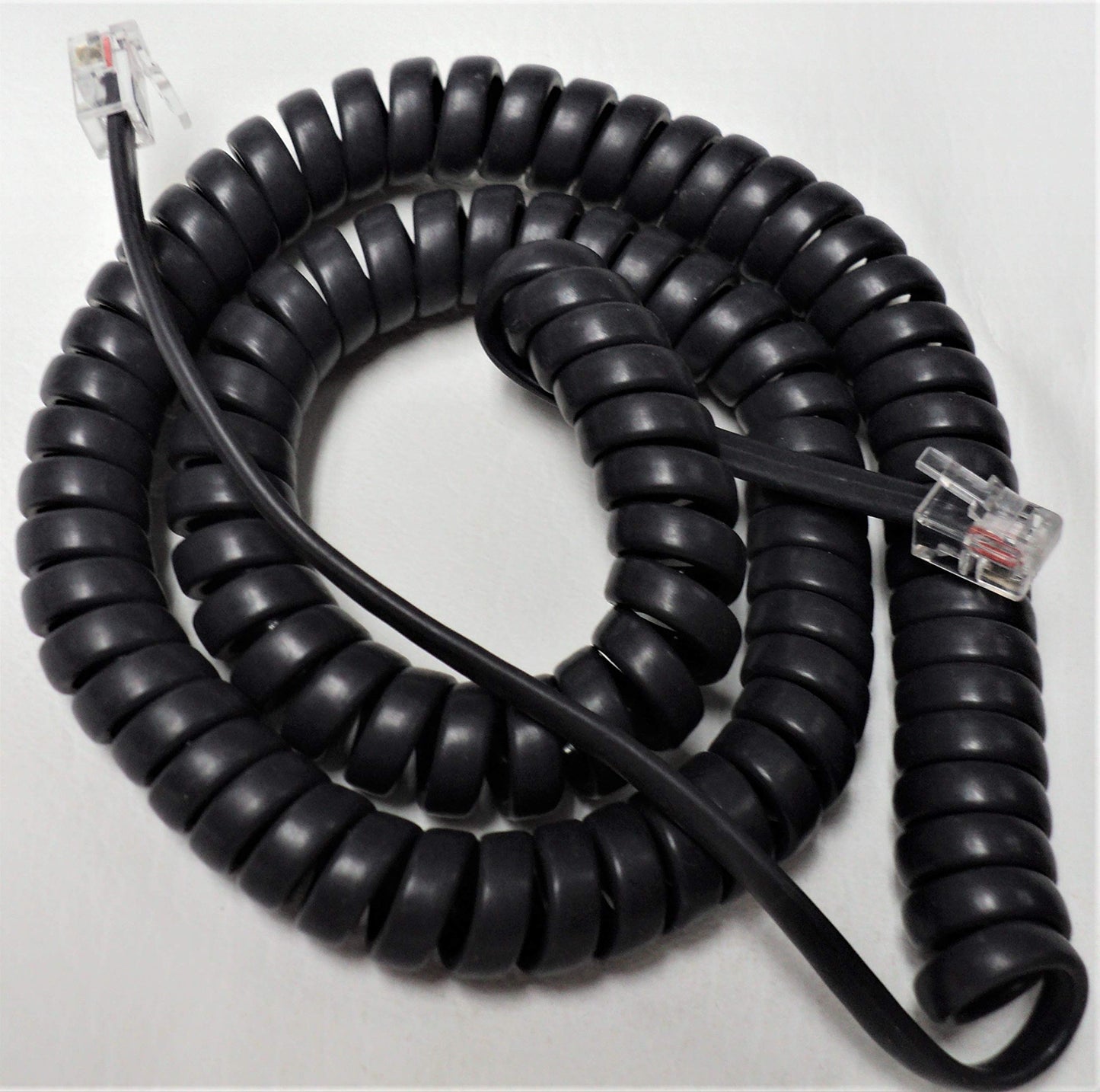 Gray 12' Ft Handset Receiver Cords Compatible with Cisco IP Phone 7800 7900 8800 SPA Series 7841 7861 7940 7942 7960 7962 8811 8841 8851 Charcoal