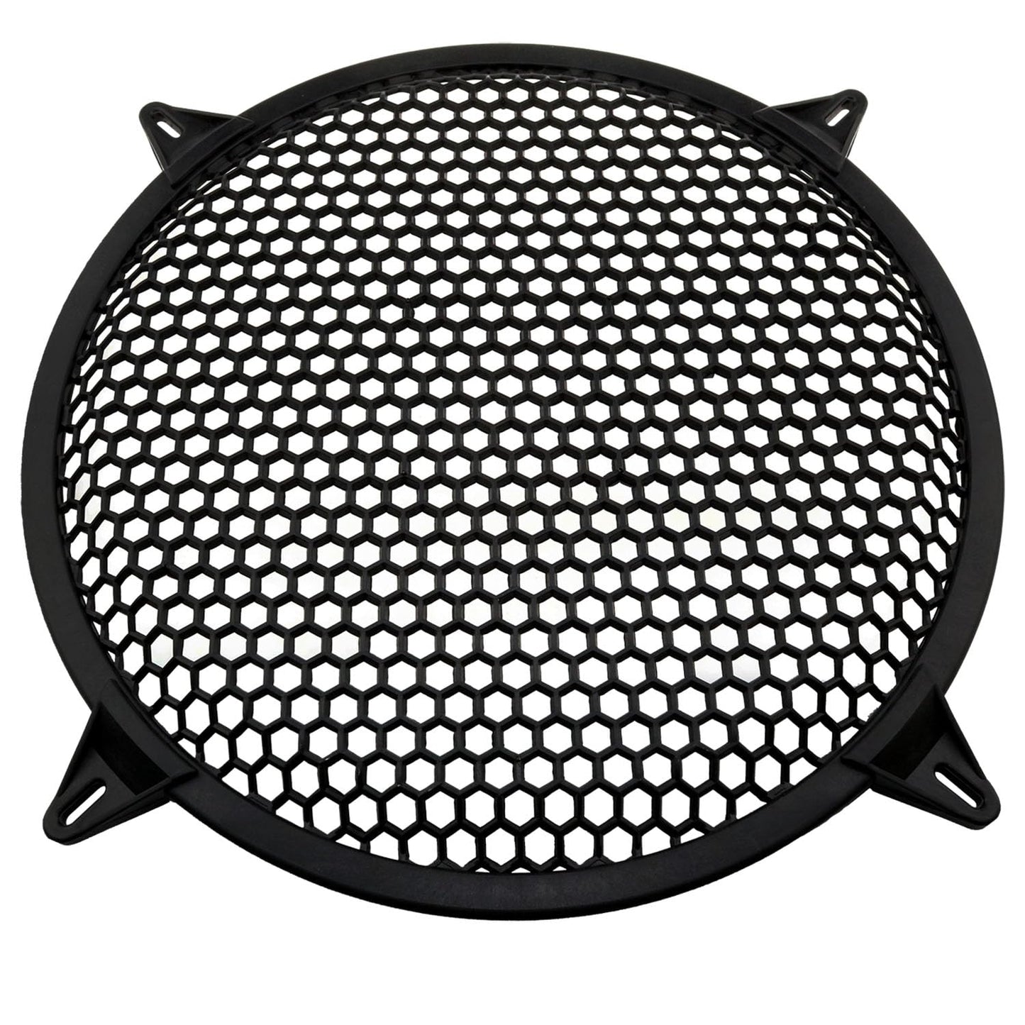Yocimango 12 Inch Durable Plastic Mesh Waffle Speaker Cover/Screws Audio Sub Woofer Grille Net Protector Cover/Horn Guard Grills Decorative DIY Home