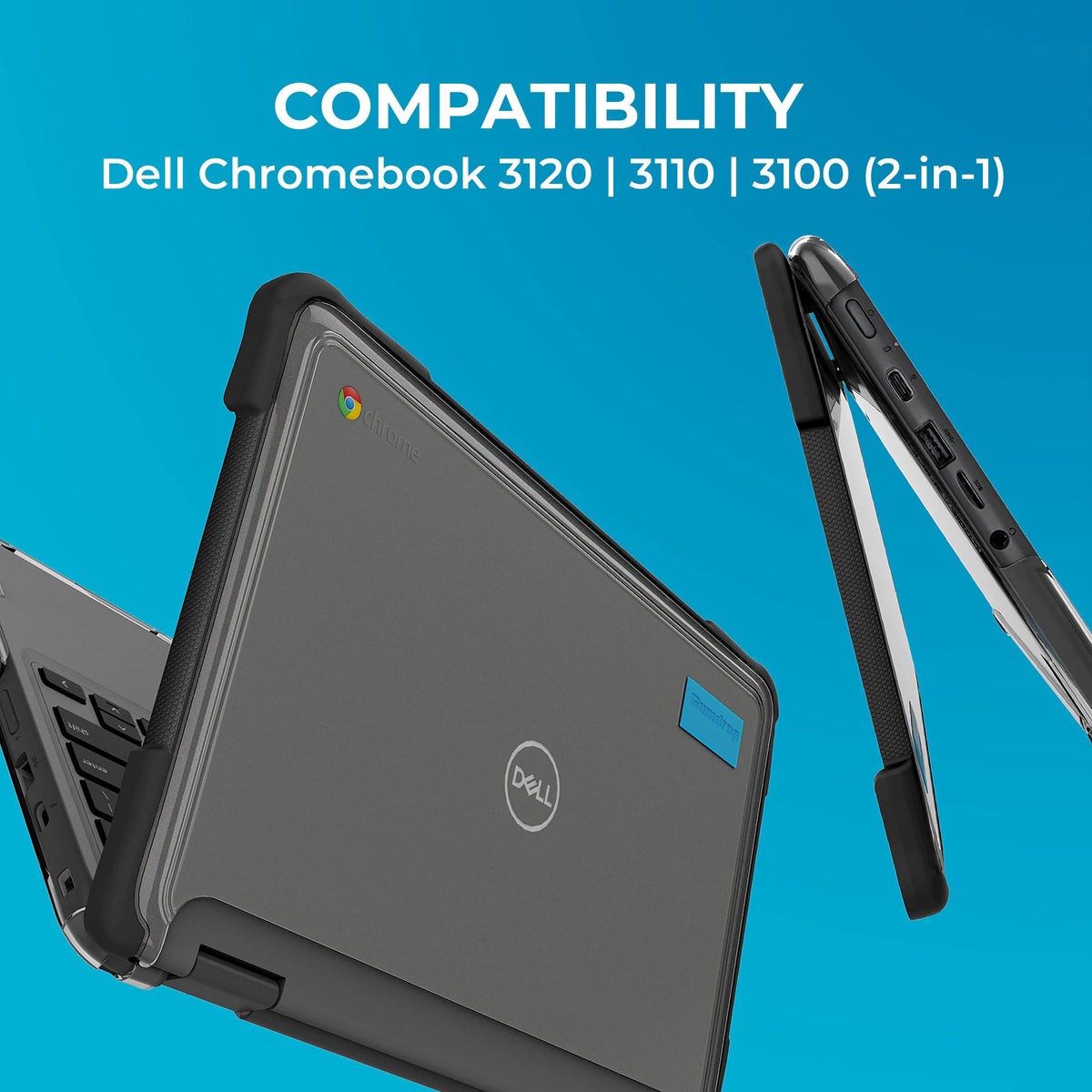 Gumdrop SlimTech Case for Dell Chromebook 3120/3110/3100 (2-in-1)