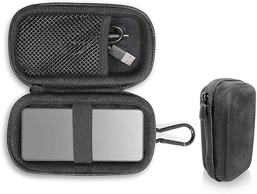 Alltravel Portable Case for Sabrent Rocket Pro 1TB NVMe USB 3.1 External Aluminum SSD, Semi Hard case for Easy Carrying