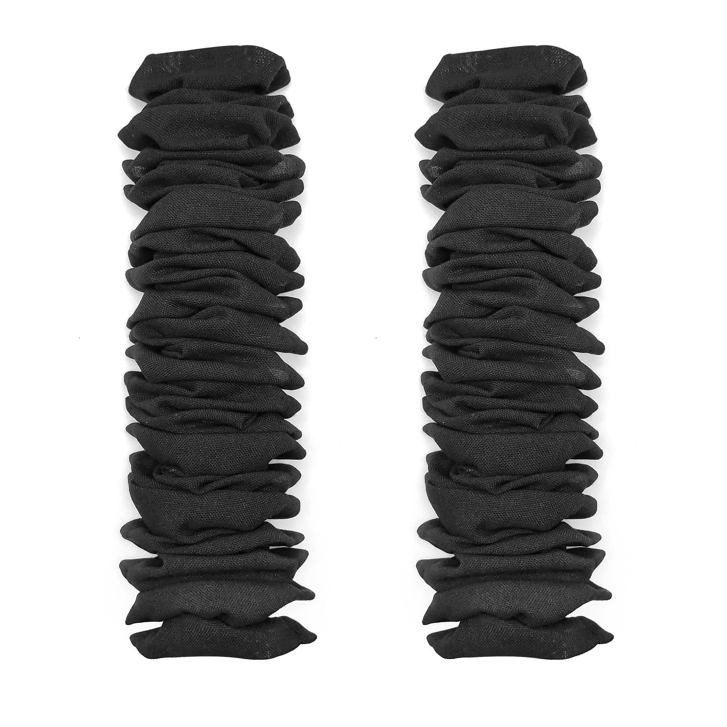 ECUDIS 2 Packs Chandelier Chain Cover Cord Cover 6 Feet, Great for Lamps, Light Fixtures, and Desks, Cable Management, Black