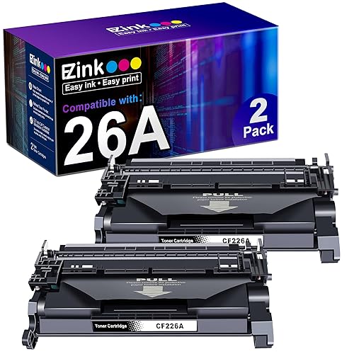 E-Z Ink 26A Toner Cartridge for HP Printer Compatible Replacement for HP 26A CF226A 26X CF226X Toner for HP LaserJet MFP M426fdw M426fdn M426dw Pro