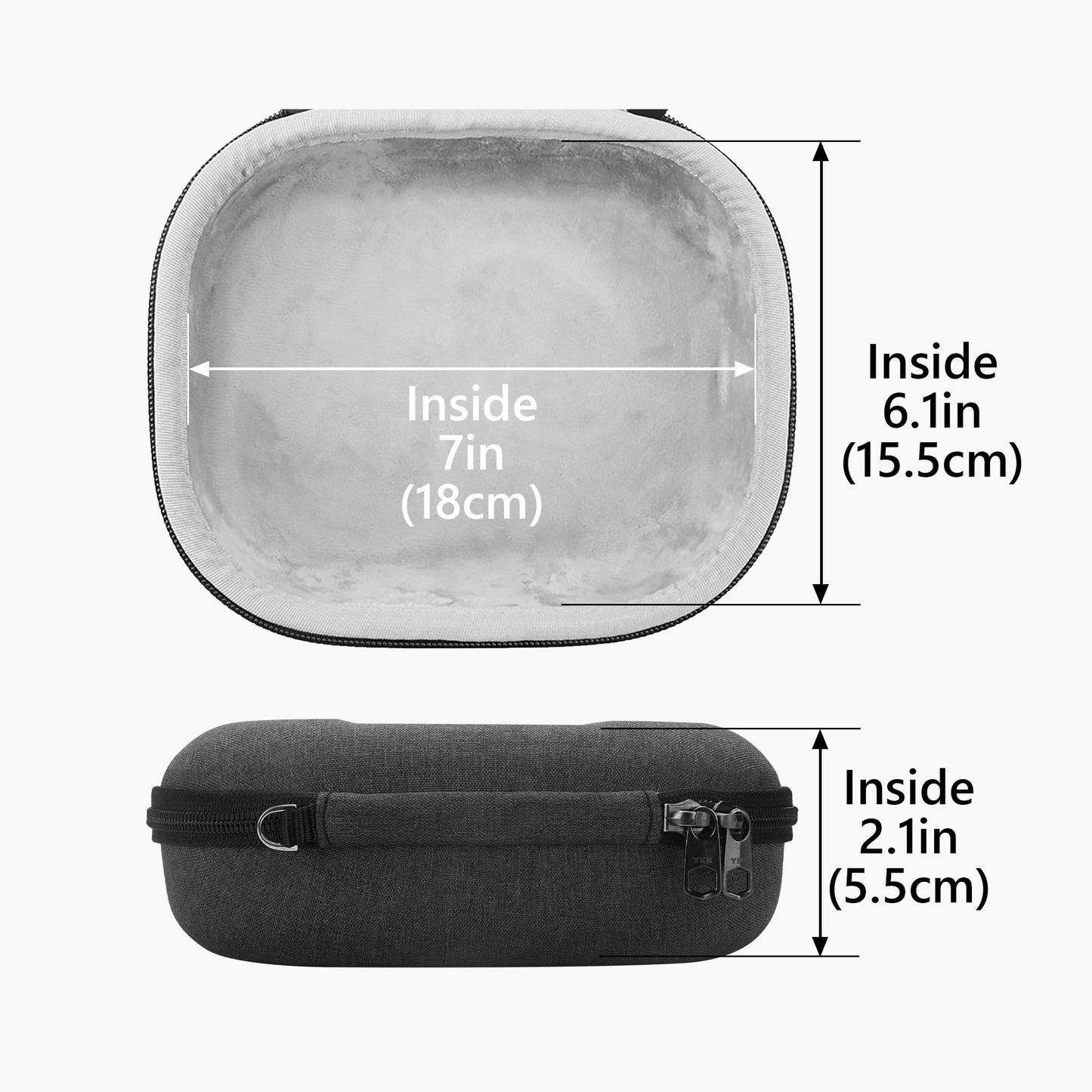Geekria Shield Headphones Case Compatible with Bose QC Ultra II, QC 45/35 II Gaming and More, Replacement Hard Shell Travel Carrying Bag with Cable