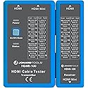 Jonard Tools HDMI-100 HDMI Cable Tester for HDMI and Mini HDMI Cables, Black