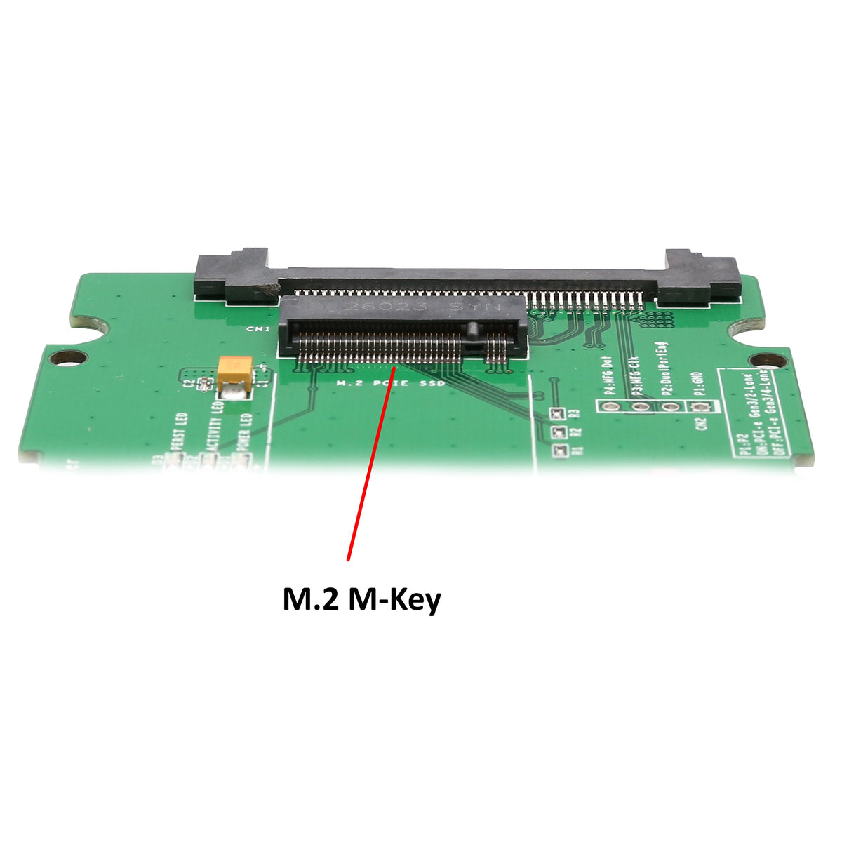 IO Crest M.2 PCIe I/F NVMe SSD to U.2 2.5-Inch SSD Adapter with Cable 2.5" SI-ADA40123