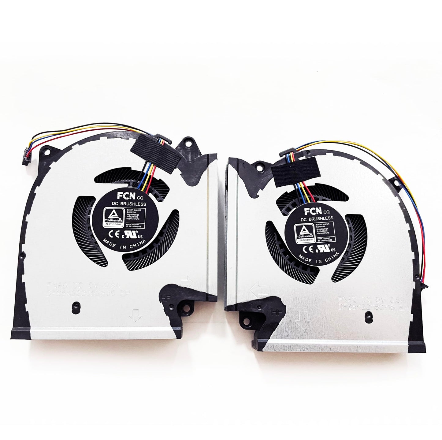 Fleshy Leaf CPU+GPU Cooling Fan Replacement for Asus ROG Strix G513IC G513IE G513IH G513QC G513QE G713IC G713IE G713IH G713QC G713QE 5V Series