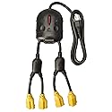 Coleman Cable 04921 5-Outlet Power Workshop Strip, 4-Feet, Black