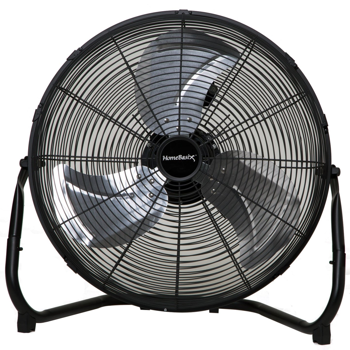 HOMEBASIX LF-20 High Velocity Floor Fan, 20-Inch, Black