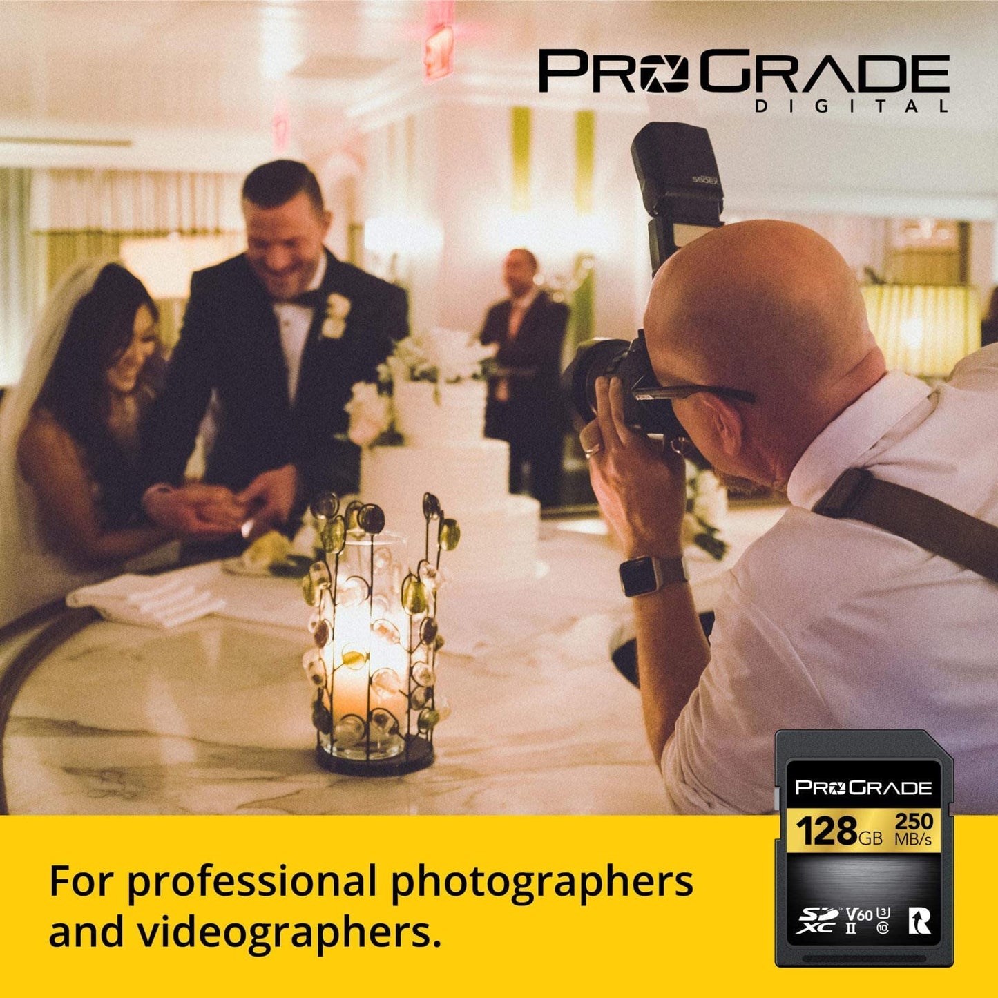 SD UHS-II 128GB Card V60 -Up to 130MB/s Write Speed and 250 MB/s Read Speed | for Professional Vloggers, Filmmakers, Photographers & Content Curators