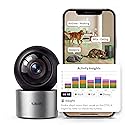 Sirwu AI Pet Camera Indoor with Phone App, Dog Camera with Speaker, Multi-Pet Recognition & AI Day Summary, 2K 3MP Cat Camera for Indoor, 360° Auto