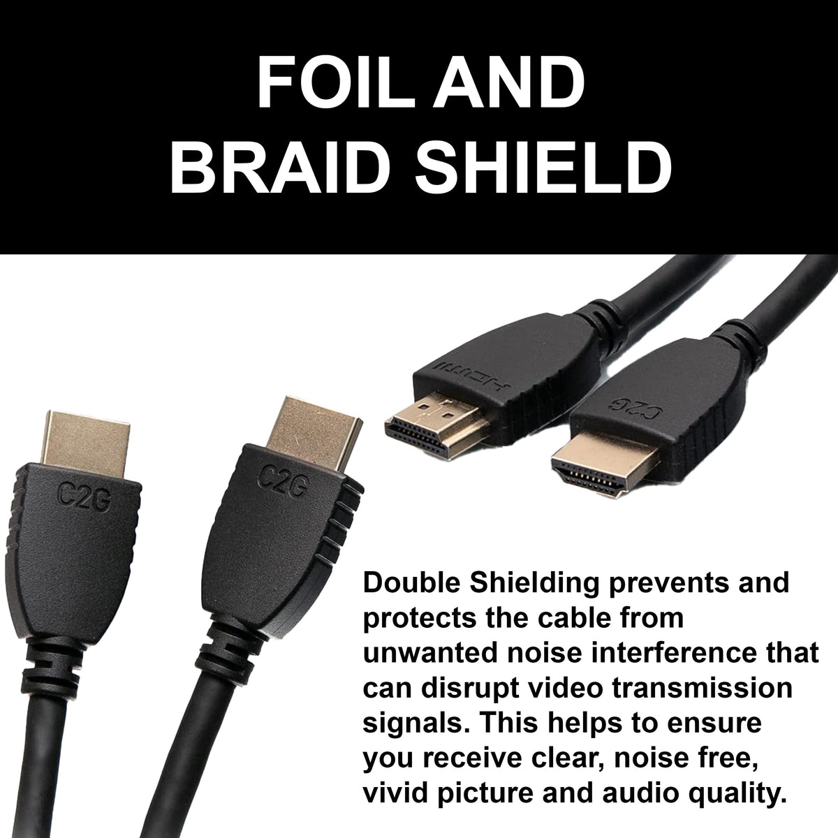 1.6ft (0.5m) High Speed HDMITM Cable with Ethernet - 4K 60Hz