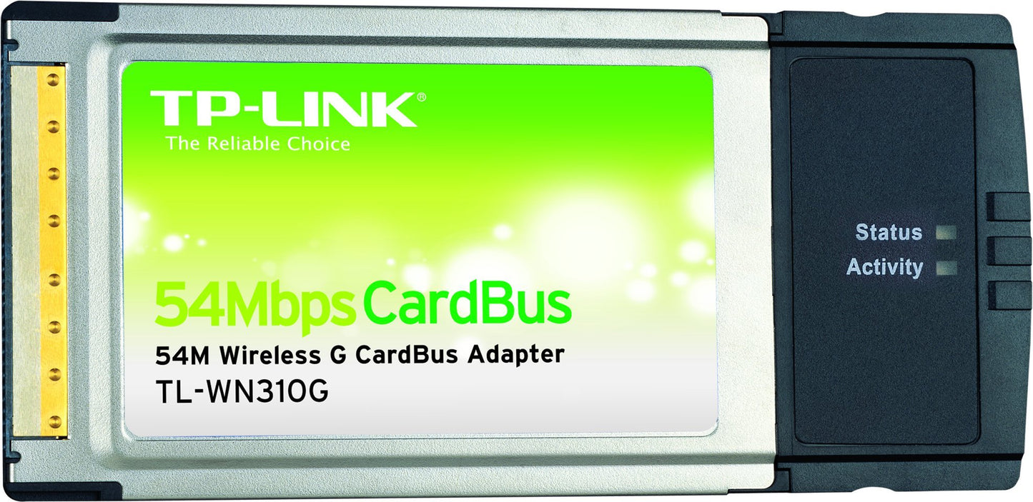 TP-Link TL-WN310G 54Mbps Wireless Cardbus Adapter