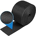 WILLBOND 24 Feet in Length Cable Floor Strip Carpet Cord Cover Cable Protector Management, Protect Cords Prevent a Trip Hazard (1, Black)