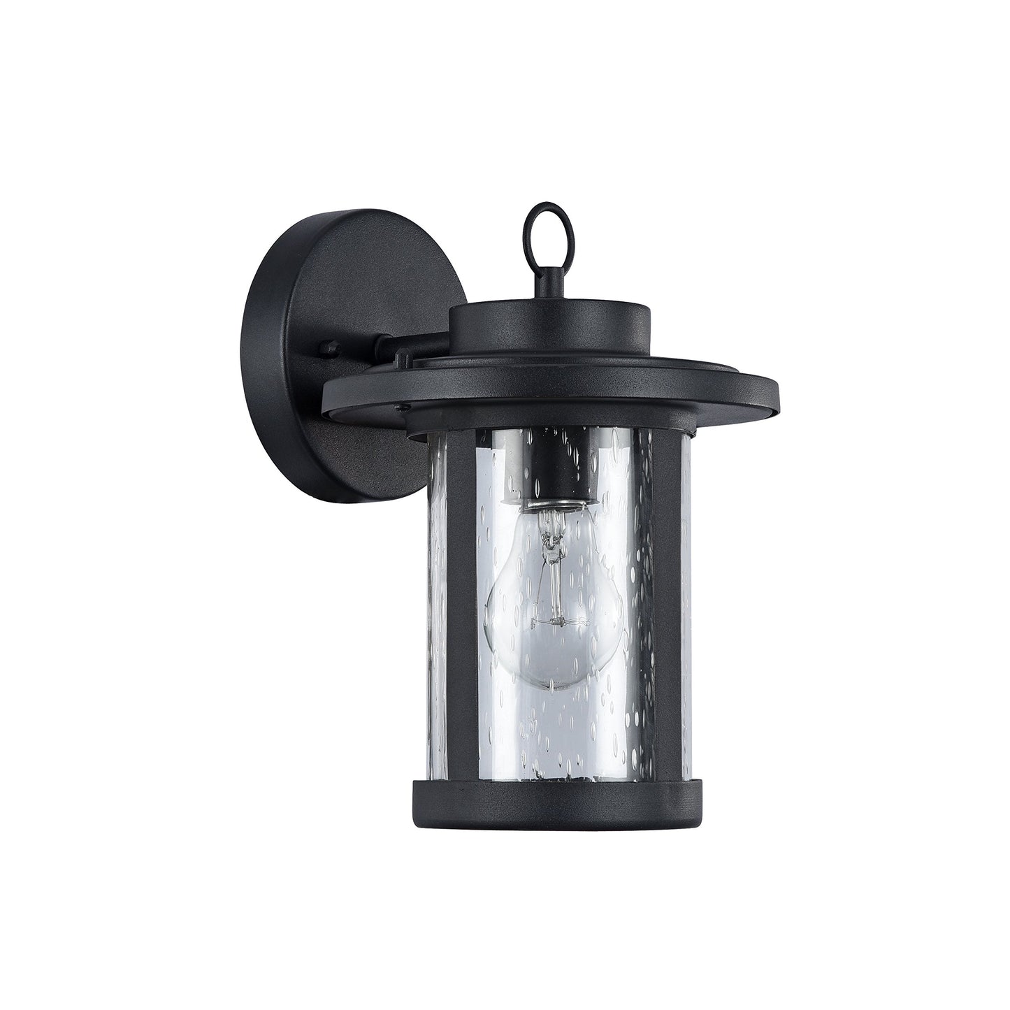 Chloe Lighting CH22060BK10-OD1 Vaxcel Transitional 1 Light Black Outdoor Wall Sconce 10 inch Height Vaxcel Transitional Black Outdoor Wall Sconce