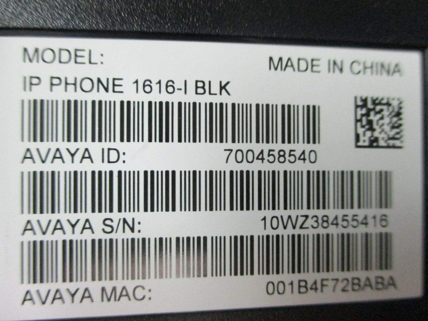 Avaya IP Office 500 1616-I 700458540 IP VOIP 16 Button Display Telephone Black (Renewed)
