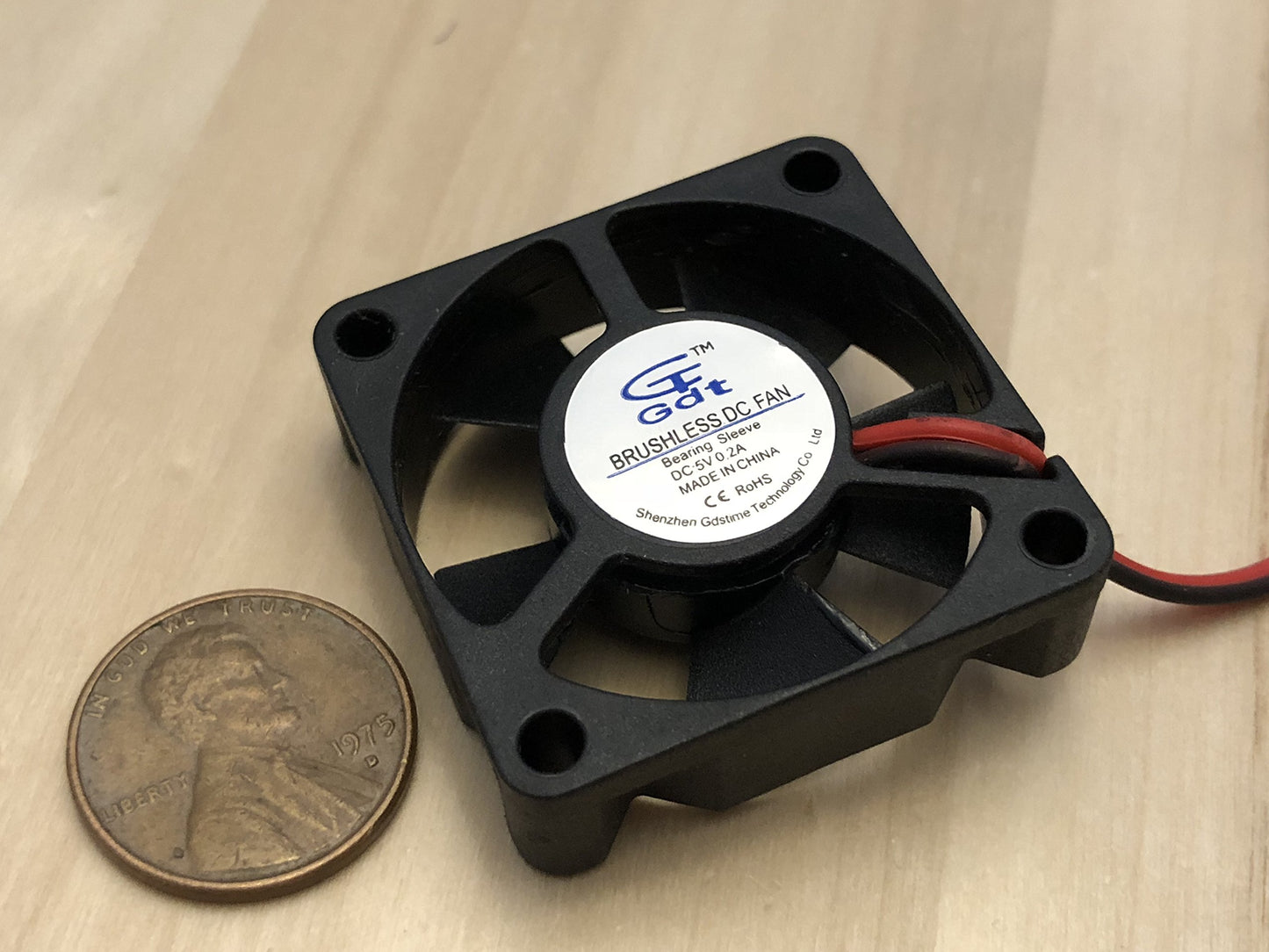 4 Piece 3510 5V 2pin 35x35x10mm DC Cooling Fan 35mm brushless C9