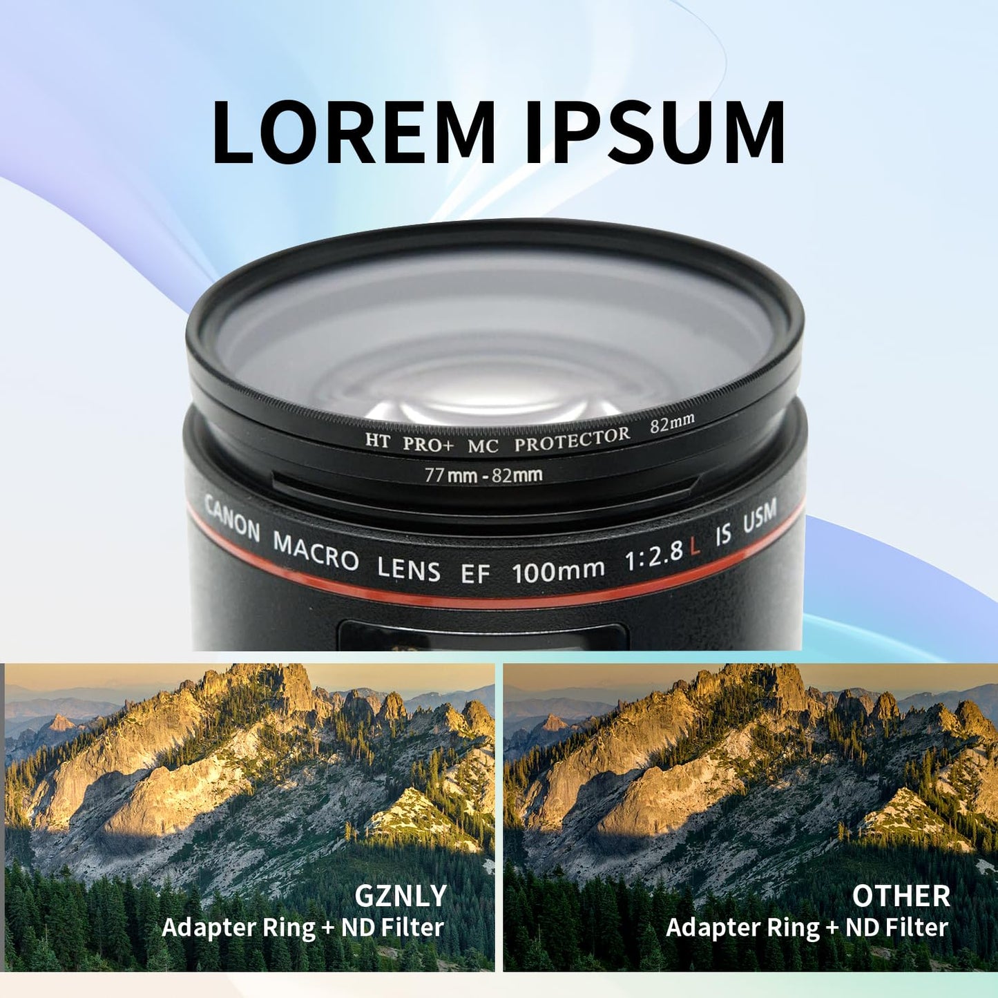 77-82mm Step-Up Ring Adapter, 77mm to 82mm Step Up Filter Ring for 77mm Lens Mount 82mm for DSLR Lenses and ND UV CPL IR Filters ?77-82mm?