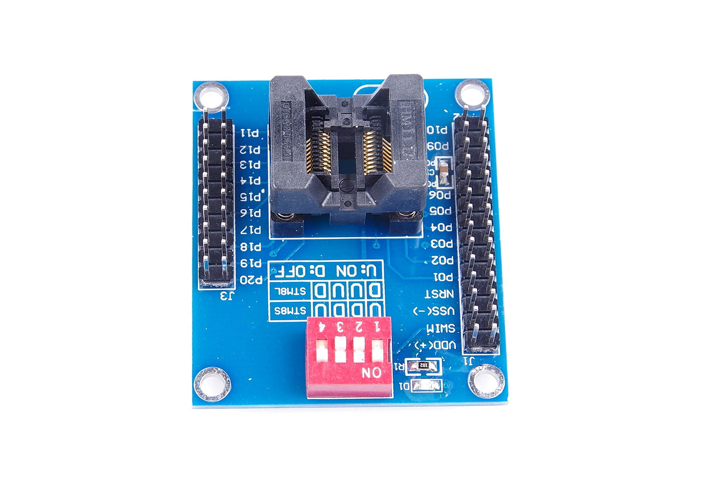 KNACRO STEM8S 8L TSSOP20 Programming Block Test Station Download Programmer Offline Programmer Block