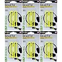 Nite Ize 2-Pack Gear Tie Reusable Rubber Twist Tie, 6" - Neon Yellow (6-Pack)