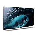 Portable 16:9 100" Projector Screen, Portable Movie Projector Screen for Outdoor Cinema and Home Theater