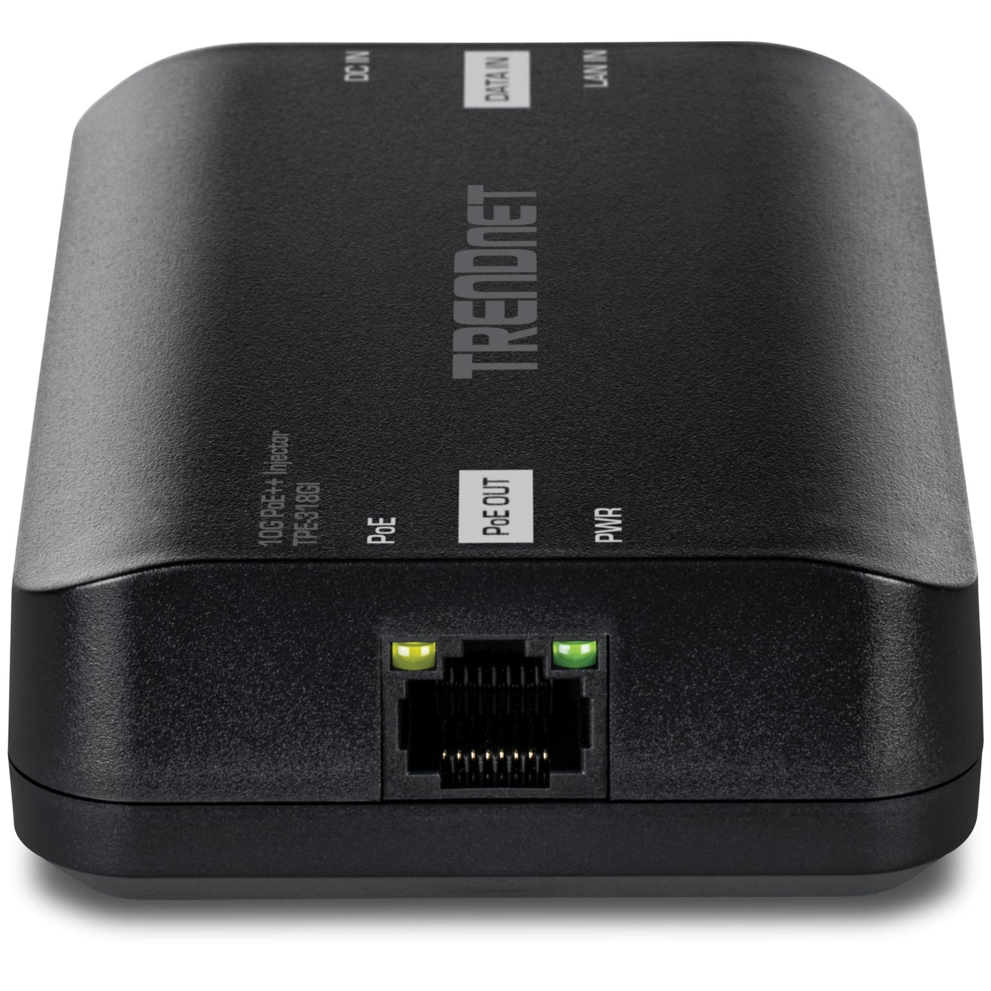 TRENDnet 10G PoE++ Injector, TPE-318GI, Converts a NonPoE Port to A PoE++ 10G Port, Supplies PoE (15.4W), PoE+ (30W), or PoE++ (90W)