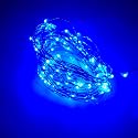 Lesera Ltd. (Pack of 2) 100 LED Lights Over 16.4 Feet, Adjustable Brightness, Fairy Lights (Blue (Pack of 2))
