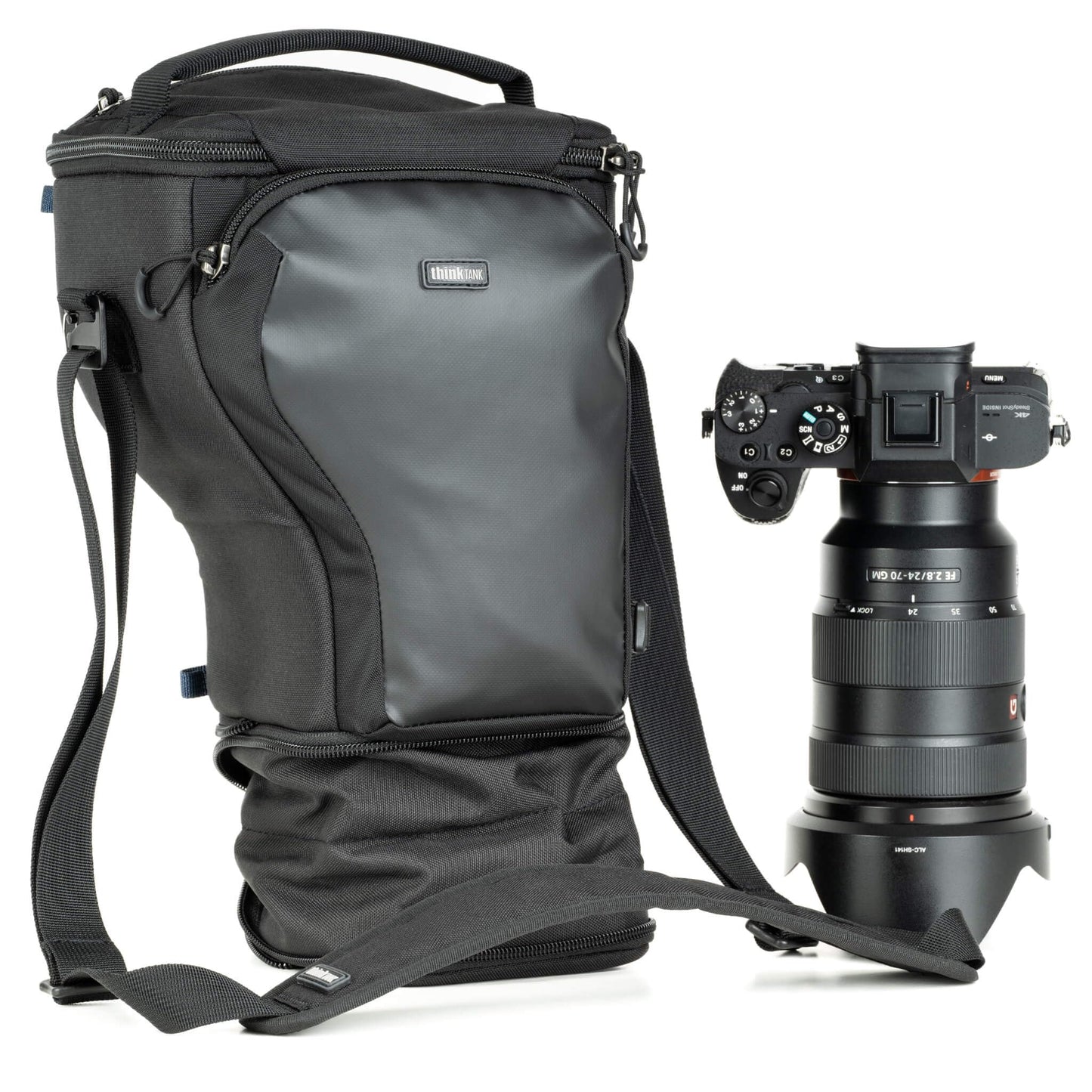 Think Tank Digital Holster 20 V3 Camera Bag Only for Standard-size Mirrorless Camera Body with 24-70mm f/2.8 Lens Attached