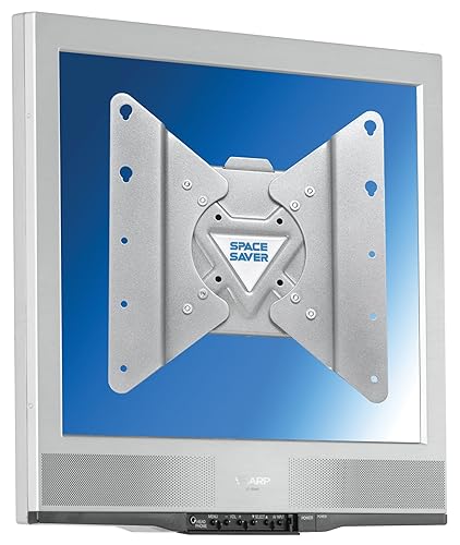 Space Saver Flat Screen TV Wall Mount Bracket, Fixed Mount, 13 to 40-inch Screens