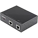 StarTech.com Industrial Gigabit PoE Splitter - 90W High Speed Power Over Ethernet PoE+++ Splitter - 12-48V DC Splitter 802.3bt - LAN/RJ45 Ultra PoE