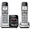 Panasonic Expandable Cordless Phone System, Bluetooth Pairing for Wireless Headphones and Hearing Aids, Smart Call Block, Bilingual Talking Caller ID