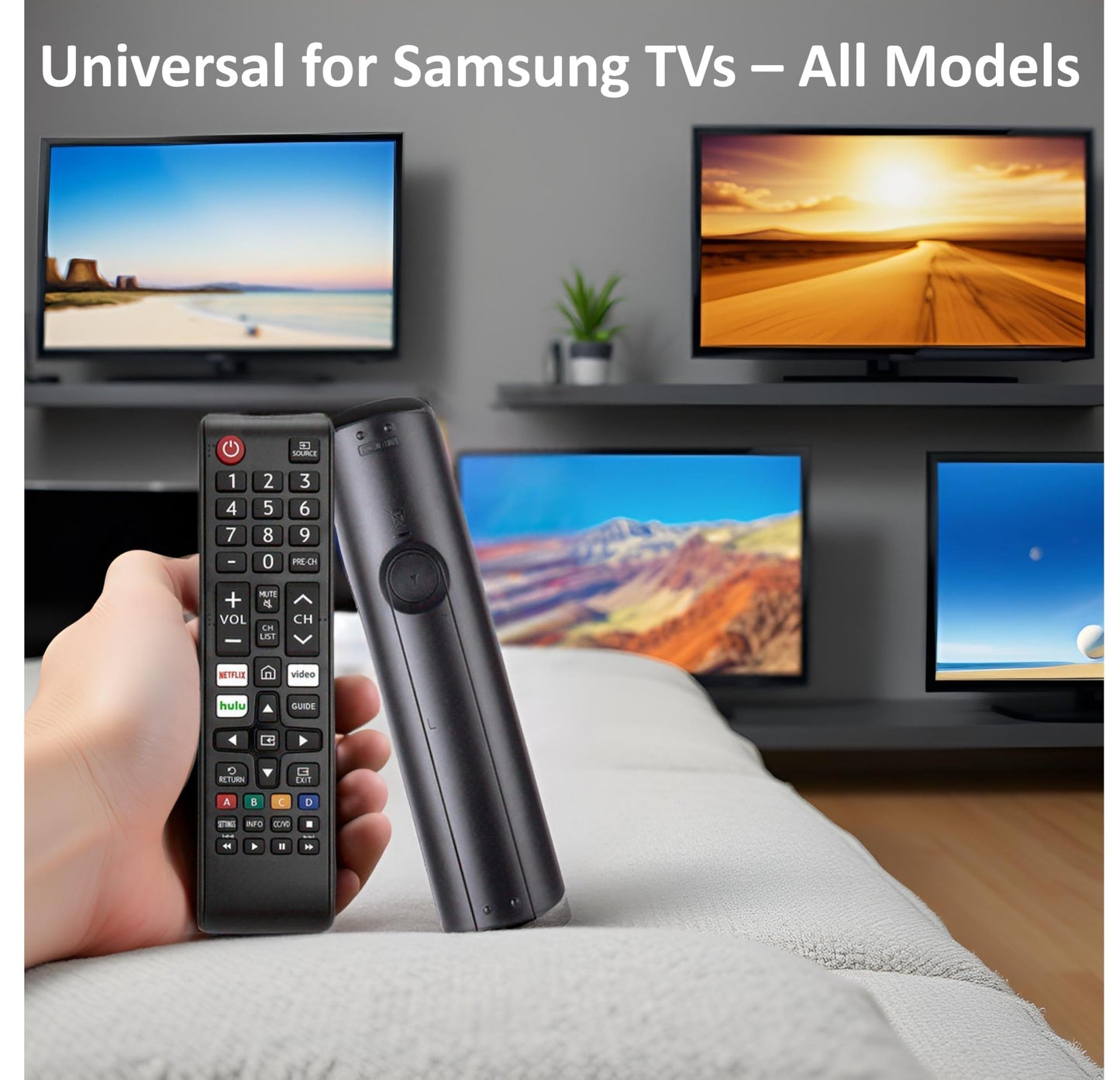Universal Remote Control for All Samsung-TV-Remote, Compatible with All Samsung LCD LED HDTV 3D Smart TVs
