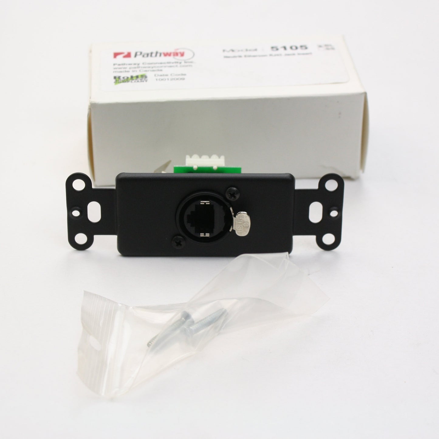 Pathway 5105 Ethercon Rj45 Insert Modular Recptacle