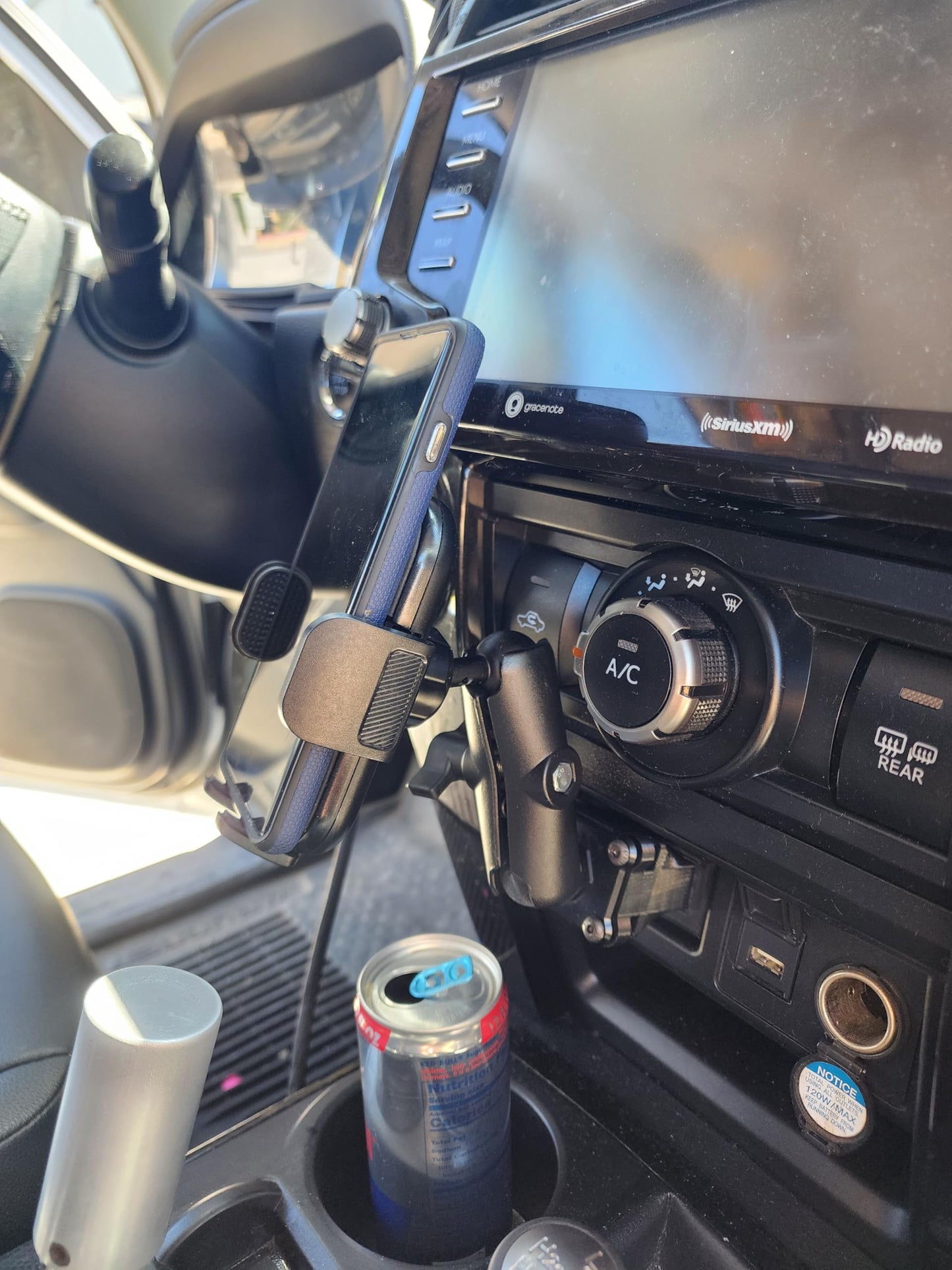 The Original Stubby Smash Phone Mount Kit w/Basic Phone Holder for 5th Gen 4Runners | 1" RAM Compatible Ball Mount for Dashboard Cubby | 5th