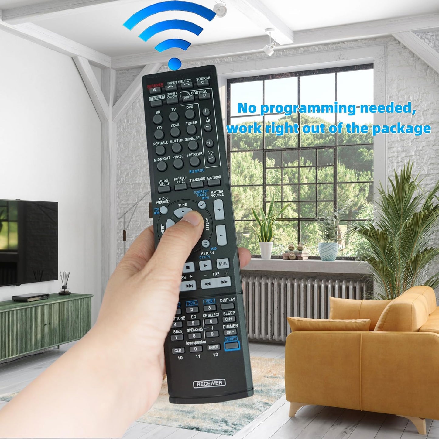 Replacement Remote Control Fit for VSX-D711 VSX-41 VSX-21 VSX-11 VSX-D606S 7.1-Channel for Pioneer Home Theater AV A/V Receiver System