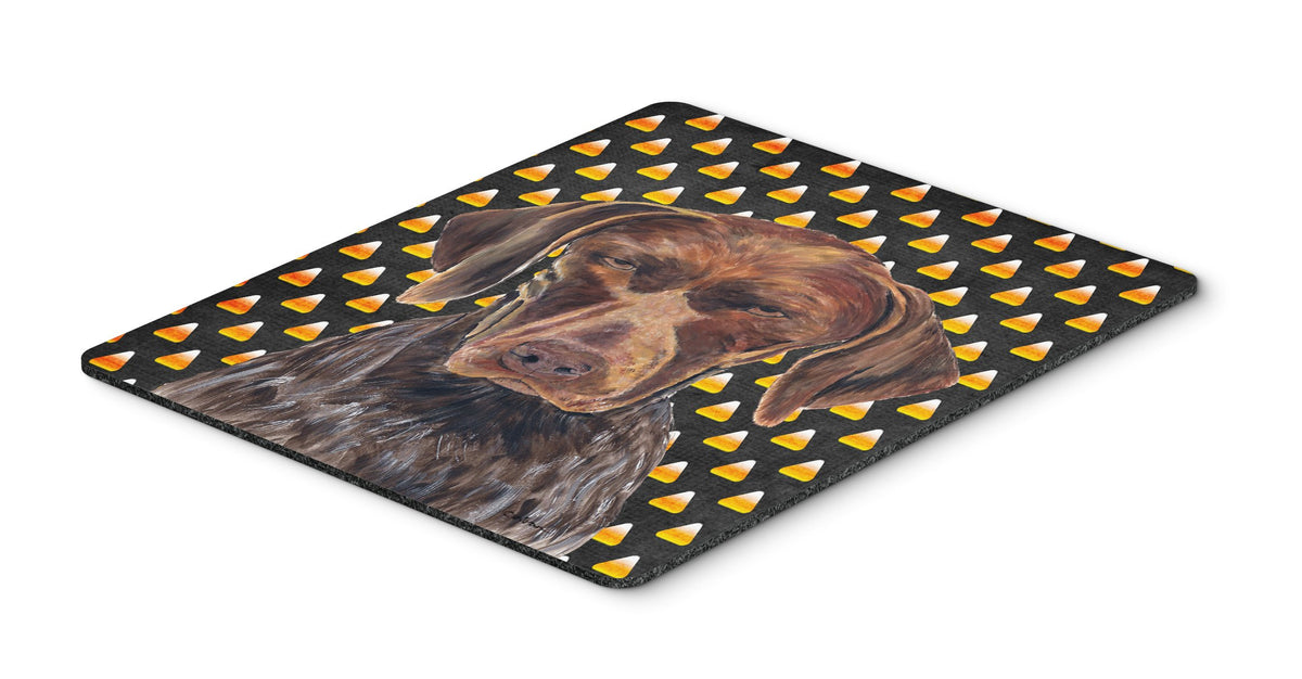 Caroline's Treasures SC9189MP German Shorthaired Pointer Candy Corn Halloween Portrait Mouse Pad, Hot Pad or Trivet for Home Office Gaming Working