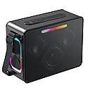Maidsonic 100W Peak Bluetooth Speaker, Loud Wireless Portable Speaker IPX6 Waterproof Outdoor Speaker with LED Lights Powerful Stereo Sound & Deep