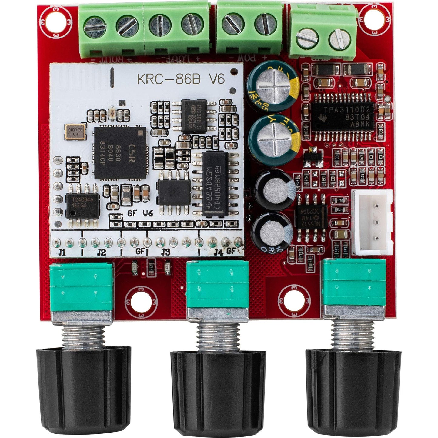 Parts Express TPA3110D2 2.1 Channel Bluetooth 4.1 Digital Amplifier Board 2 x 15W + 30W with Volume Controls