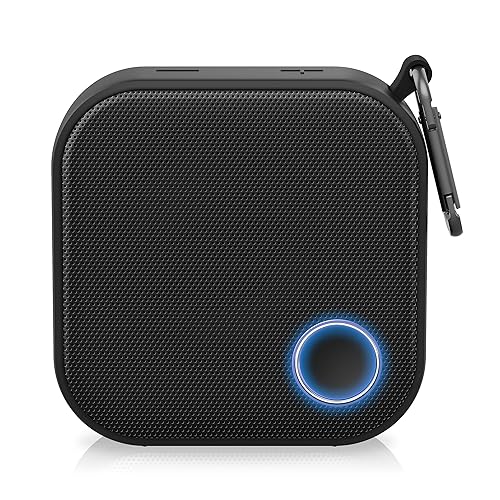 Brookstone Bluetooth Speakers, IPX7 Waterproof Indoor and Outdoor Speaker, Portable Speakers, Computer Speakers for Desktop Monitors, Tap to Link