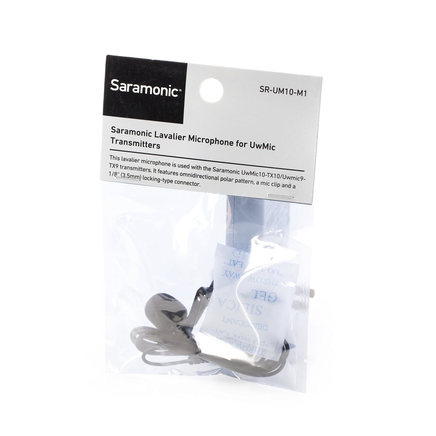 Saramonic SR-UM10-M1 | Replacement Lavalier Mic with Locking 1/8" Male Transmitters