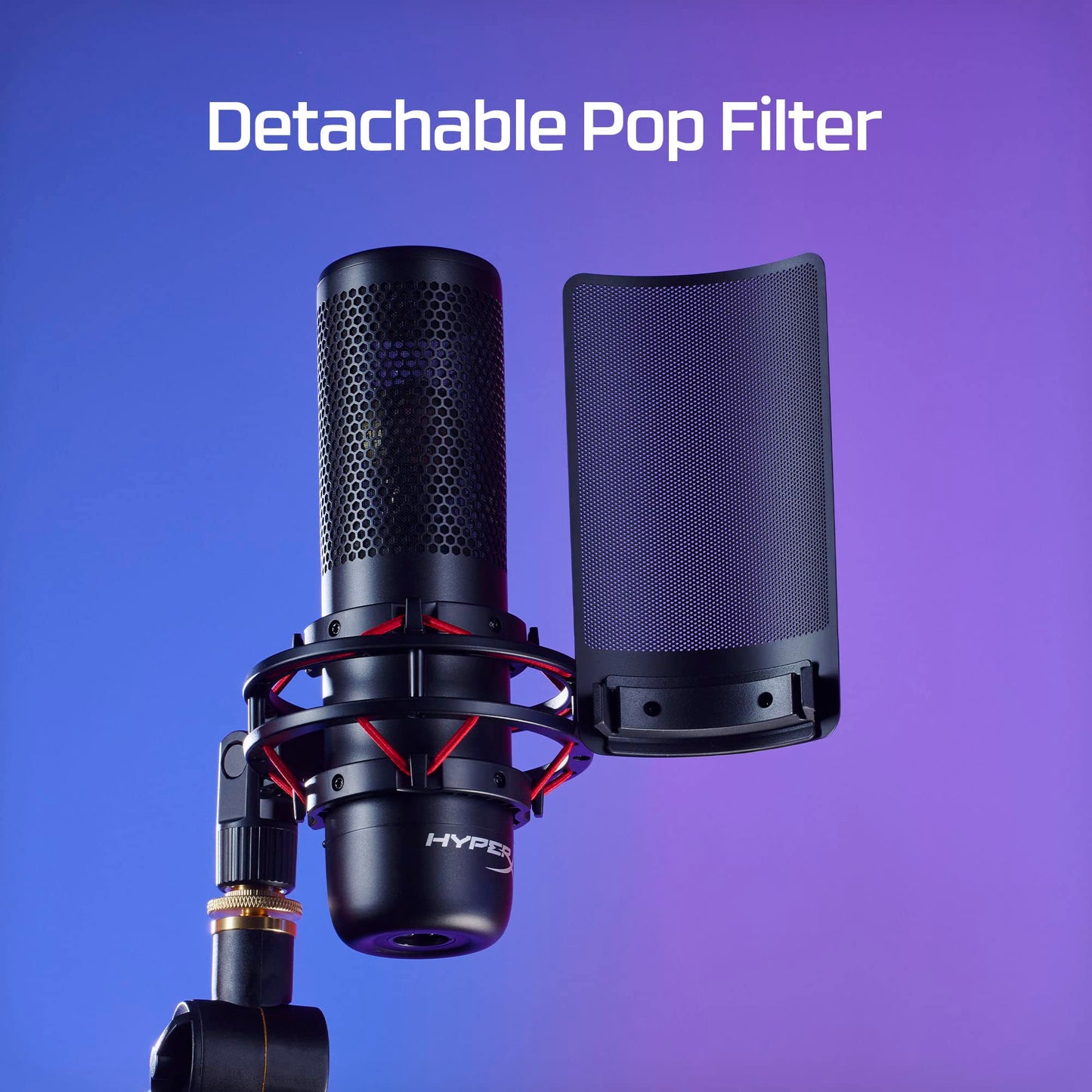 HyperX ProCast Microphone - Large Diaphragm Condenser Mic, XLR Connection