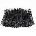 DYWISHKEY 1000 Pcs Nylon Cable Zip Ties Self-locking 4 Inch, Black