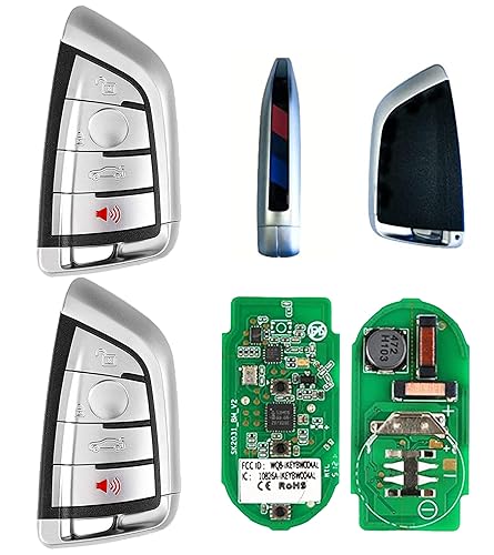 Autel IKEY Programmable Smart Key 2 pcs IKEYBW004AL 2025 Key Fob Key Creation 4 Buttons Ultra-Long Range OE Quality 700+ Vehicles Car Key Replacement