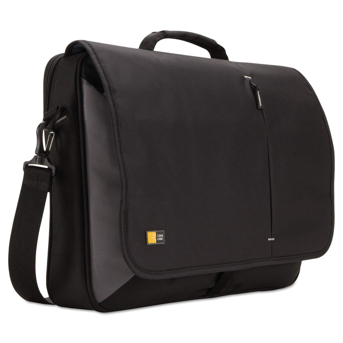 Case Logic VNM217BLACK 17-Inch Laptop Messenger, 3 3/8 x 17 3/4 x 13 3/4, Black