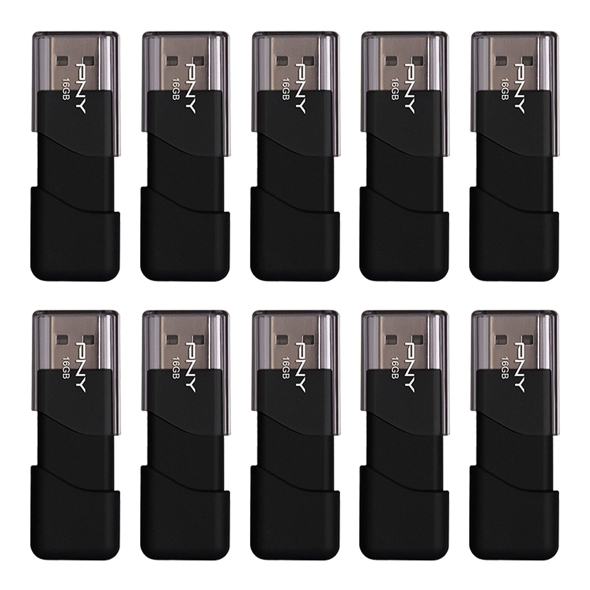PNY 16GB Attaché 3 USB 2.0 Flash Drive 10-Pack