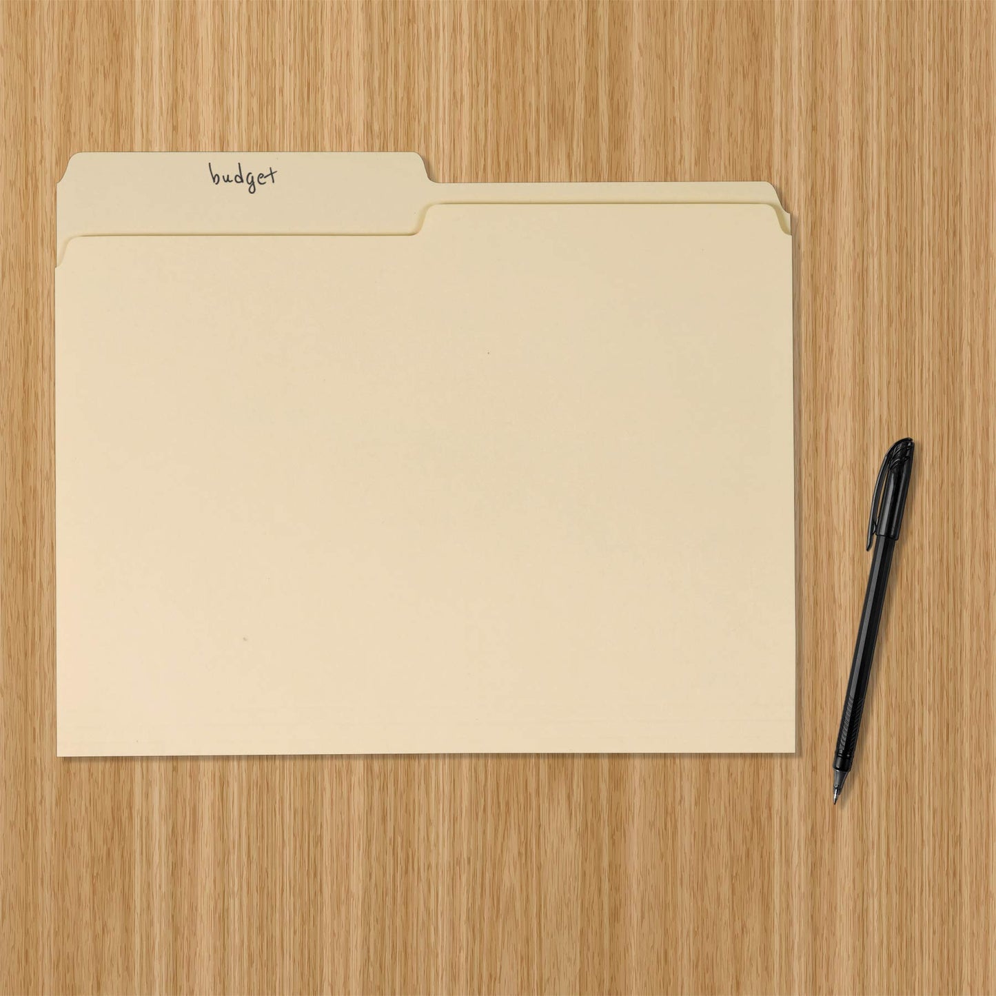 Amazon Basics Manila File Folders, Letter Size, 1/2 Tab in Left and Right Positions, 8.5" x 11", 36-Pack