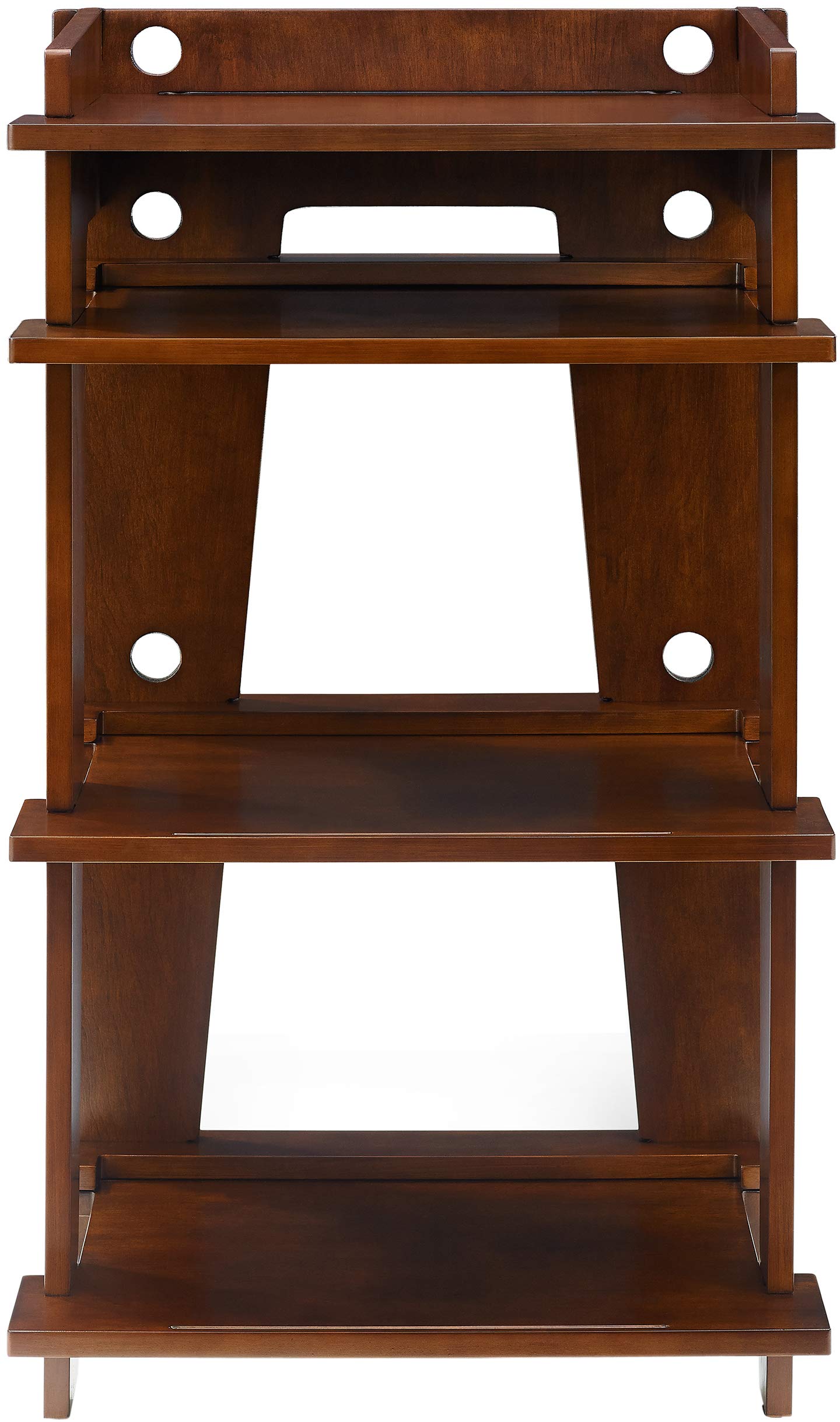 Crosley Furniture Soho Record Player Stand, Media Console with Vinyl Storage, Modern Home Organizer, Mahogany