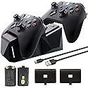 Nyko Xbox One Power Kit Plus - Rechargeable Battery Kit with 2 Batteries, Micro-USB Charge Cable - Not Compatible with Xbox S/X - Not Compatible