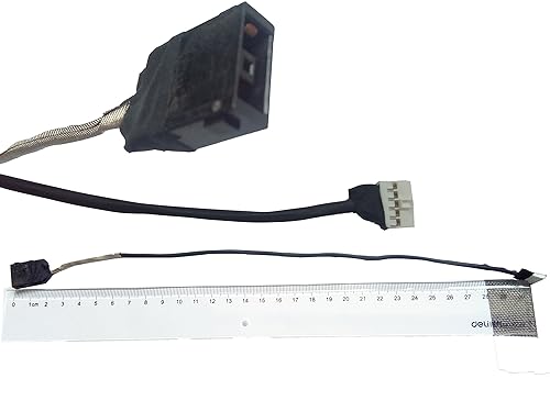 DC-in Jack for Ideapad Edge 15 80H1 80K9 LF15V 450.00W04.0011, DC Power Jack Harness Port Connector Socket with Wire Cable.